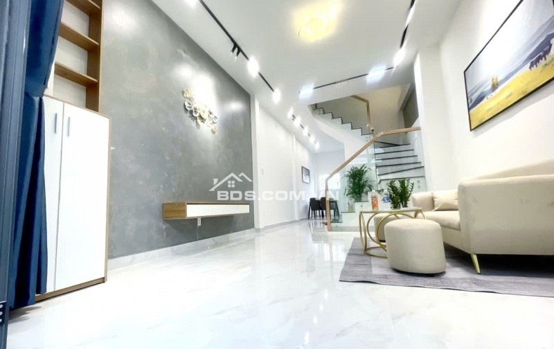 GIẢM 200TR CÒN 5,8 TỶ, BÁN NHÀ HẺM Ô TÔ NGUYỄN VĂN ĐẬU, BÌNH THẠNH, 42 M2 SHR, NHÀ MỚI HOÁN CÔNG ĐẦY ĐỦ